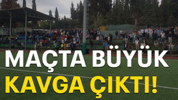 Maçta büyük kavga çıktı!